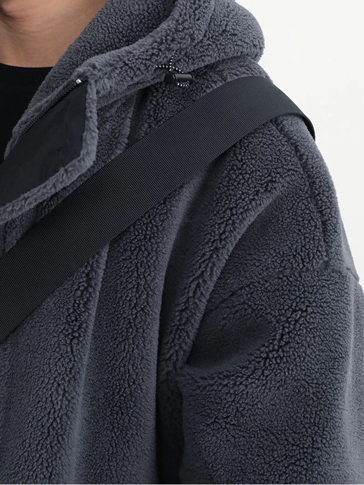 Oversized Sherpa Jacket with Hood by Snagg A Jacket