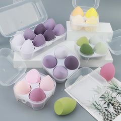 Professional Beauty Egg Series – 4/8 Pieces High Elasticity Cosmetic Puff Set
