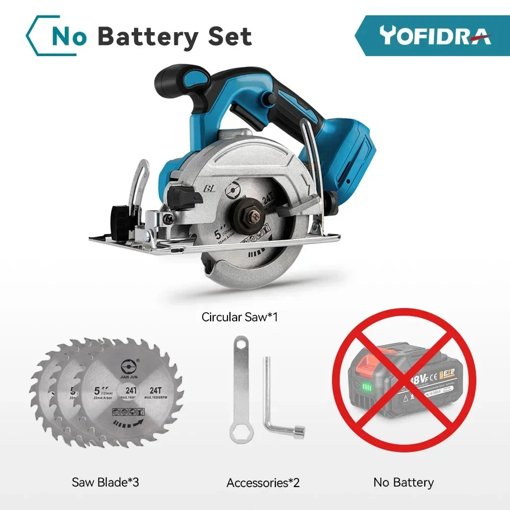 125mm (5") Brushless Circular Saw