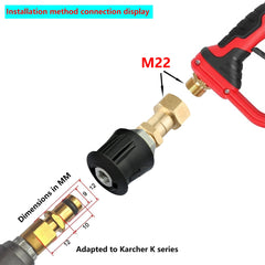 360° Rotating Hose Connector by Snagg A Fitter