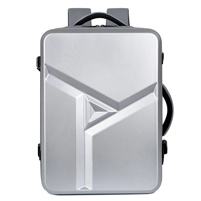 Men's 17" Laptop Hard Shell Backpack 50L Large Capacity Expandable Waterproof Travel Backpack USB Charging mochilas de hombre by SnaggIt