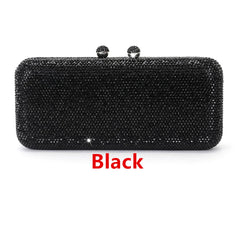Italy-Inspired Crystal Diamond Evening Clutch by Snagg It Purses