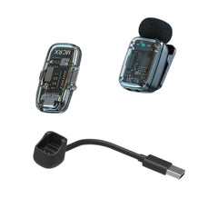 Wireless Lavalier Microphone – 2.4G Stereo Lapel Mic with Noise Cancelling for Smartphone by Snagg A Microphone