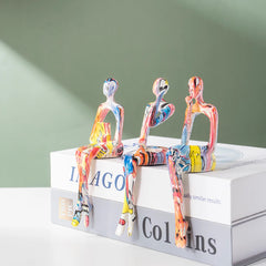 Graffiti Abstract Figurine – Modern Pop Art Sculpture by Snagg A Sculpture