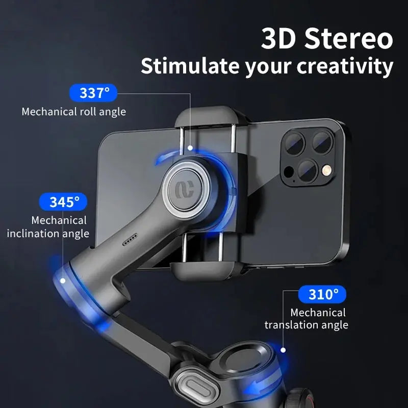 3-Axis Handheld Gimbal Stabilizer SmartXE for Smartphone by Snagg A Phone Holder