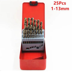 25Pcs M35 Cobalt HSS-Co Twist Drill Bit Set - SnaggIt