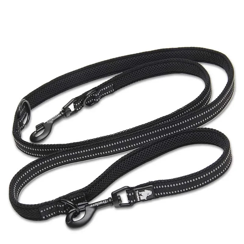 Multi-Function Reflective Dog Leash by Snagg A Leash