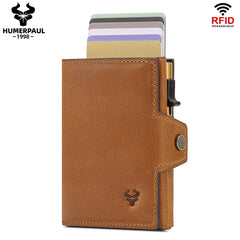 Leather Pop-Up Minimalist Card Holder