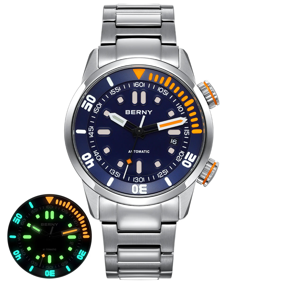 BERNY 20BAR Diver Men’s Automatic Watch