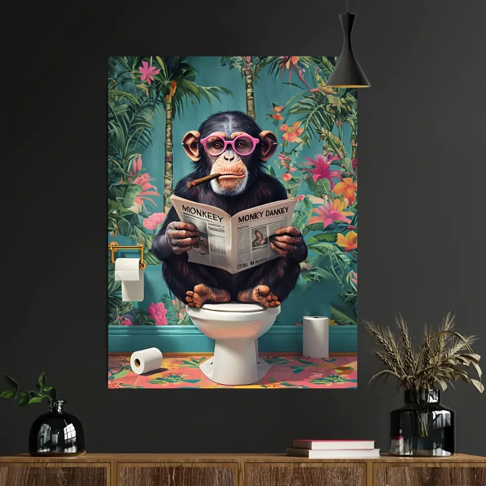 Quirky Bathroom Wall Art by Snagg A Print