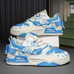 Men’s Thick Sole Casual Board Sneakers by Snagg A Shoes