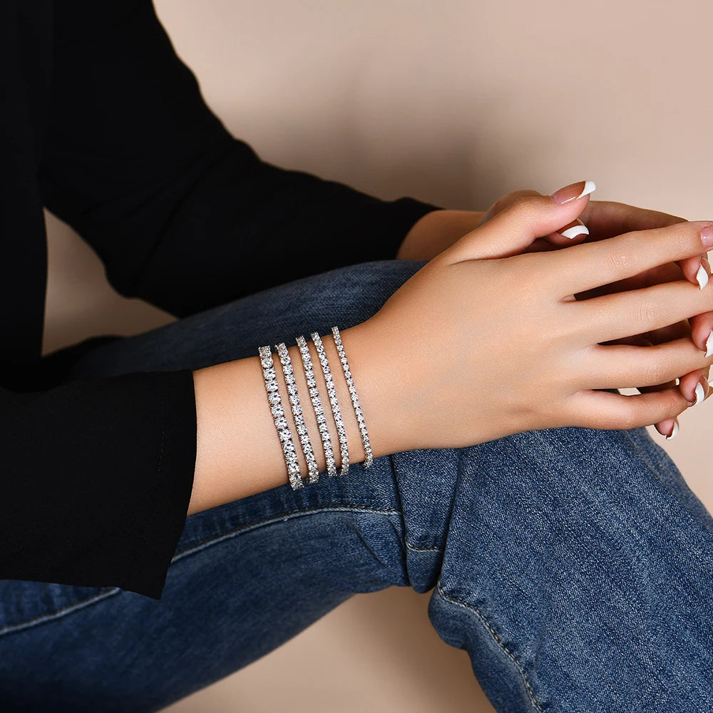 Moissanite Tennis Bracelet