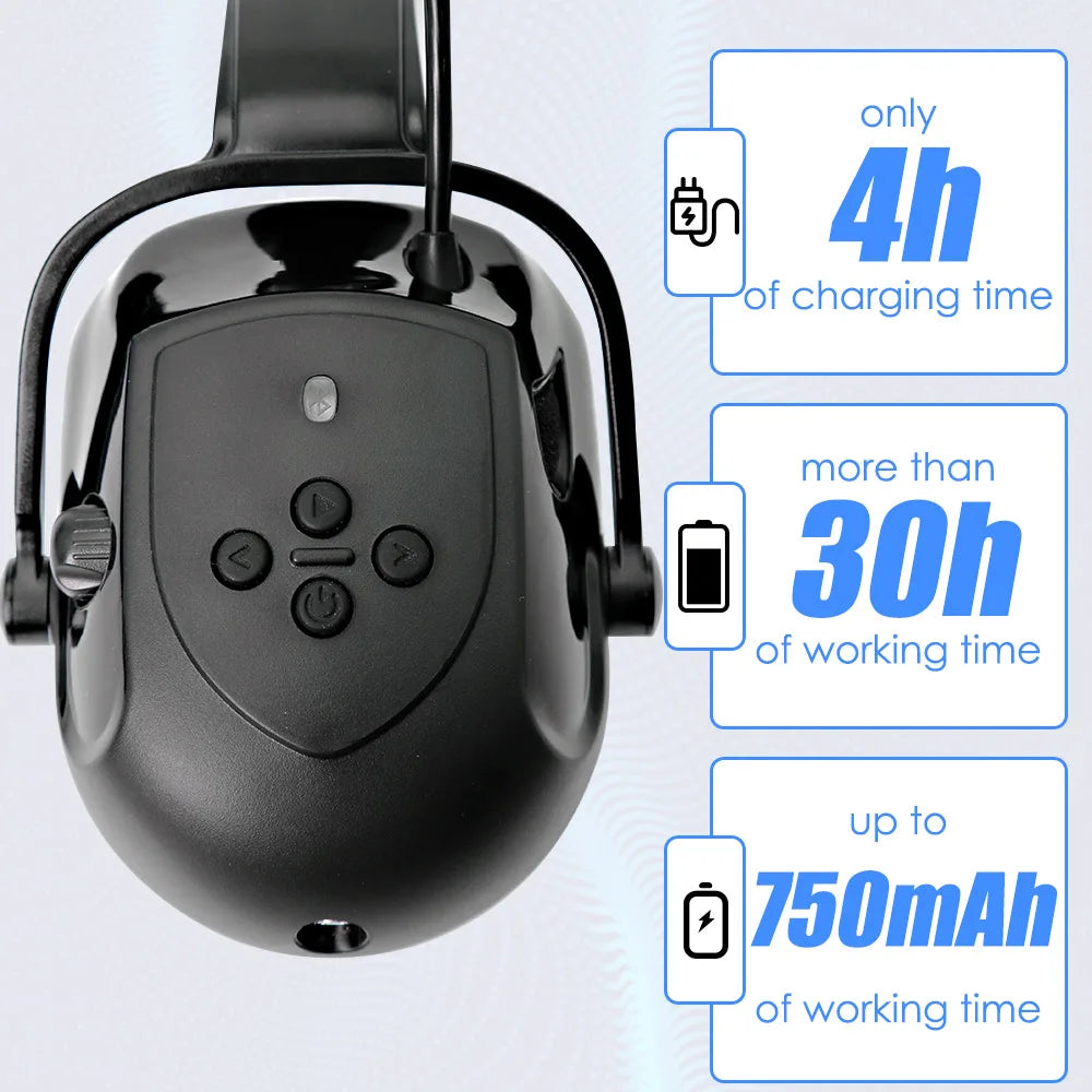 Construction Safety Helmet With Bluetooth 5.0 by Snagg A Safety Helmet