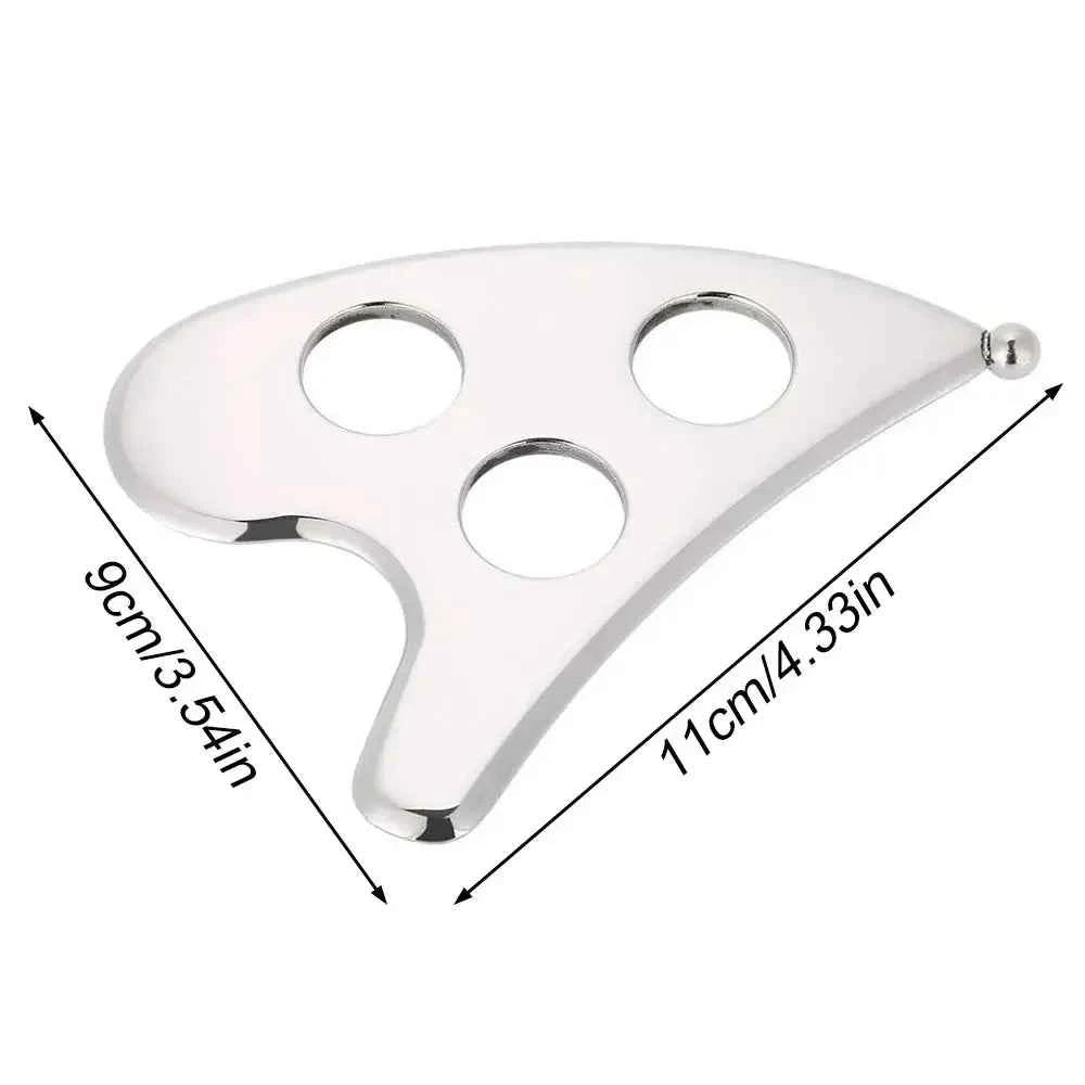 Professional Stainless Steel Gua Sha Massager – Deep Tissue Fascia Scraping & Muscle Recovery Tool