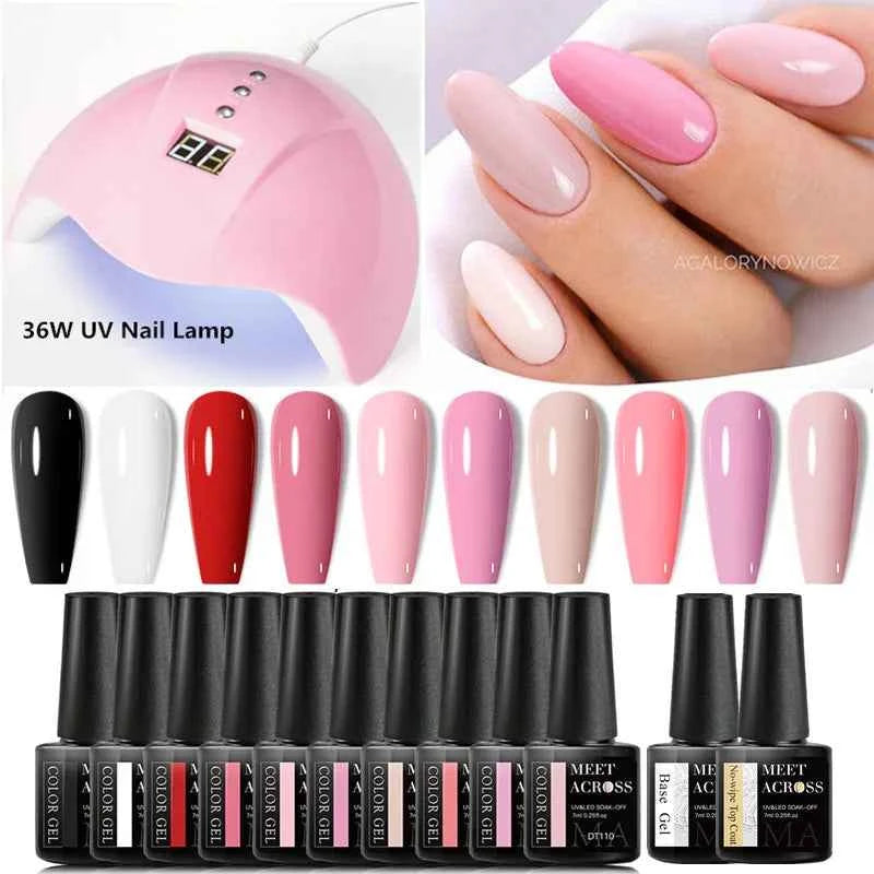 Professional 13 Piece Gel Artistry Collection – Complete 7ml High Pigment Set with UV/LED Performance