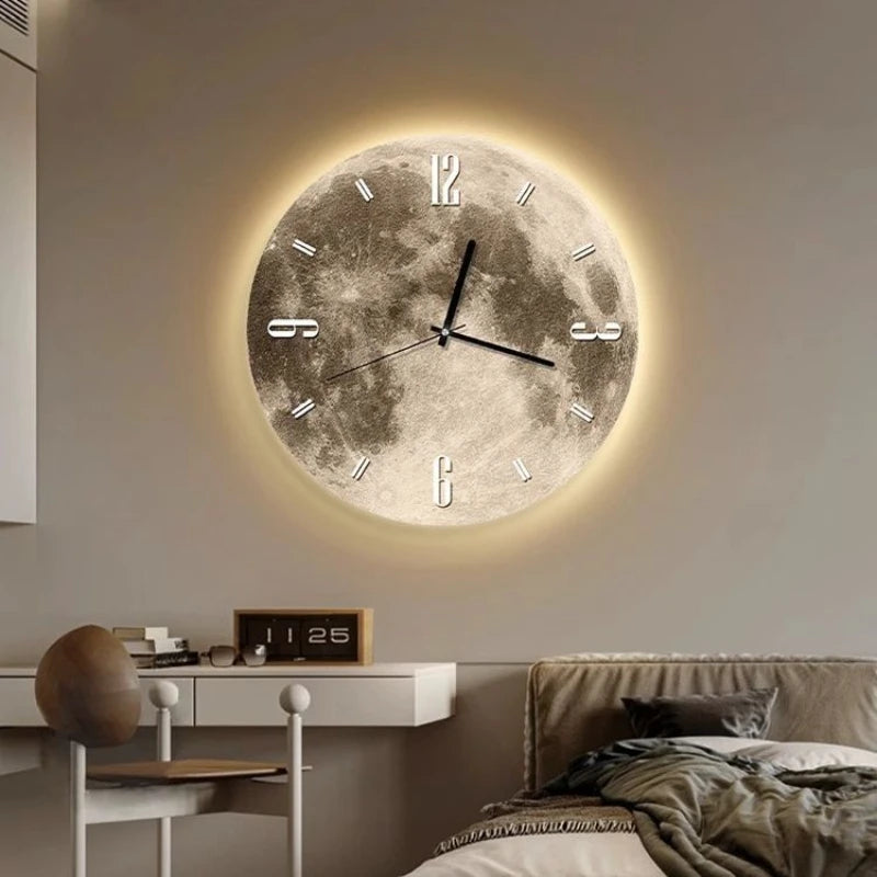 20 Inch LED Wall Clock – Moon & Earth Design by Snagg A Clock