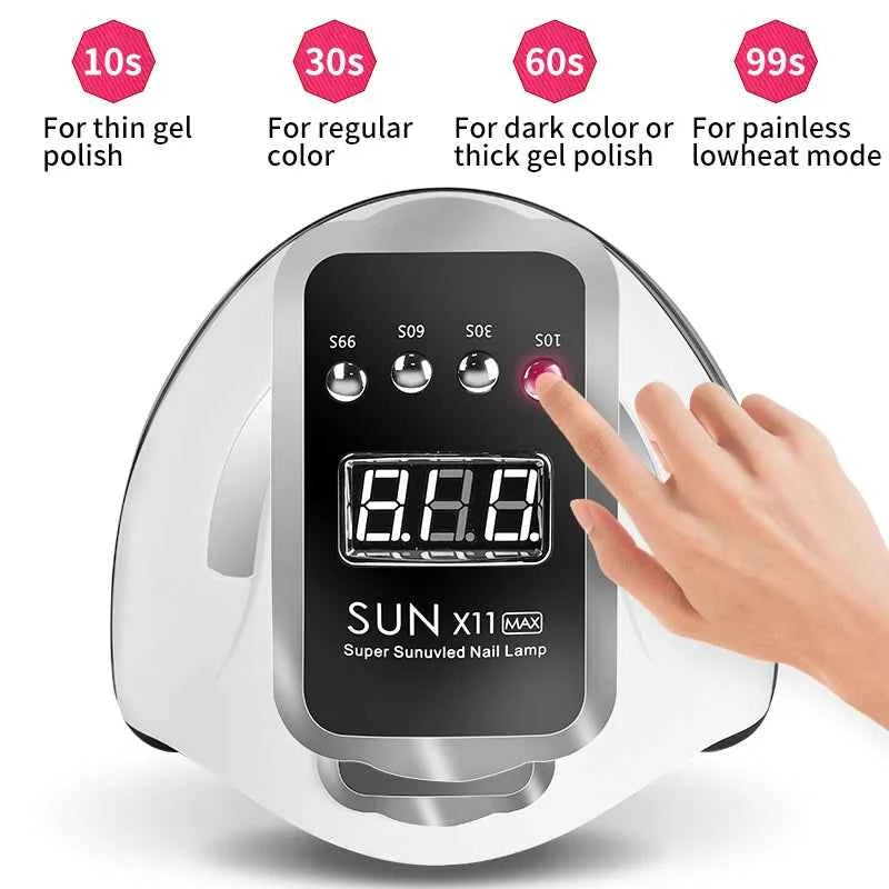 27 Color Ultimate Professional Manicure Station – Poly Extension & Gel Polish Mega Kit with UV/LED System