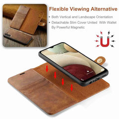 Detachable Magnetic Leather Wallet Case for Samsung Galaxy A Series by Snagg A Wallet Case