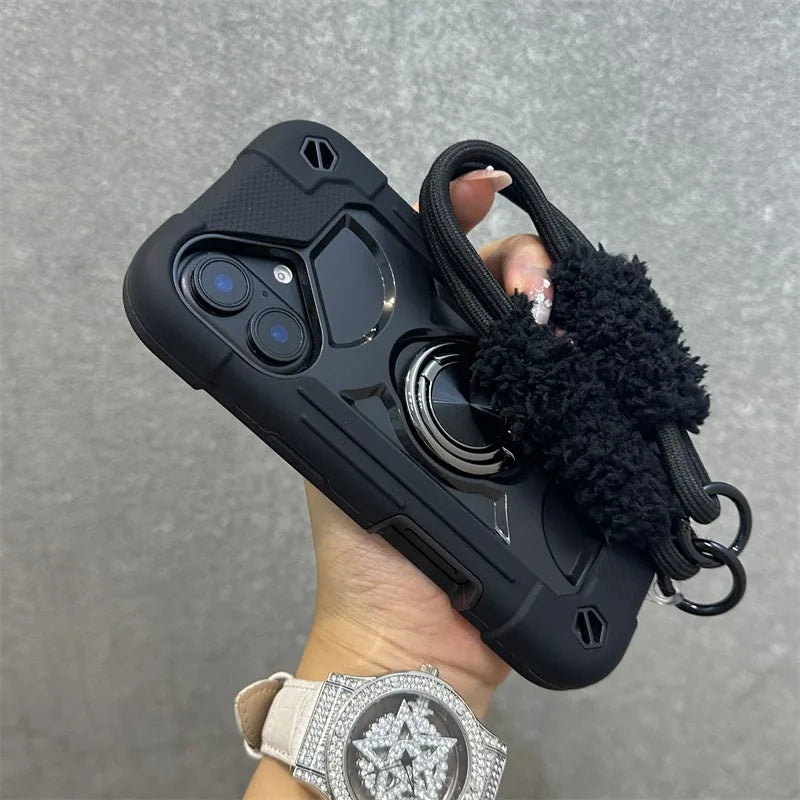 3 in 1 Heavy Duty Shockproof Case - for iPhone 15 Series - Phone Cases & Covers