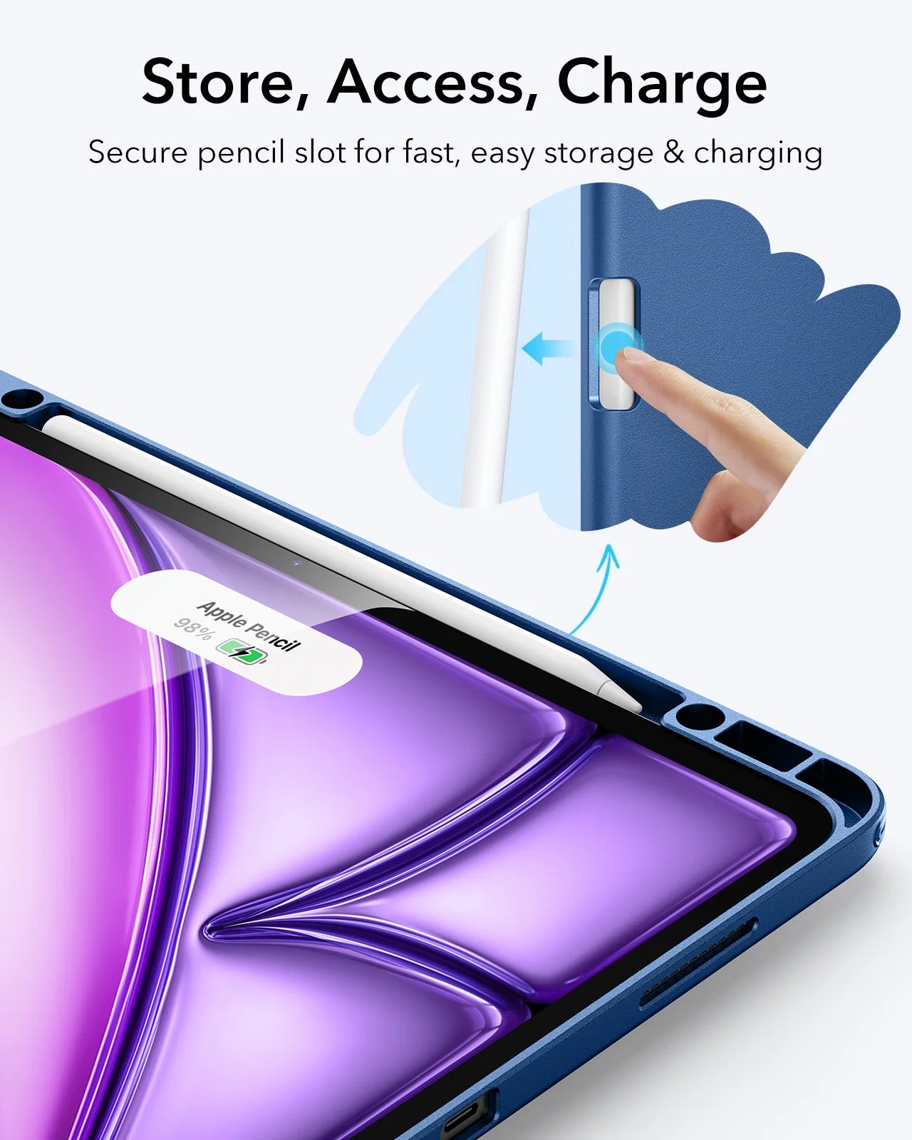 Adjustable Portrait/Landscape Cover For iPad 10/11 Gen&Pro 11/13(M4/5) by Snagg An iPad Case