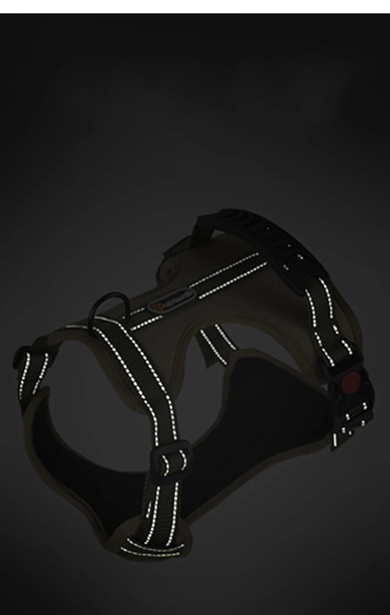 Adjustable Reflective Dog Harness by Snagg A Harness