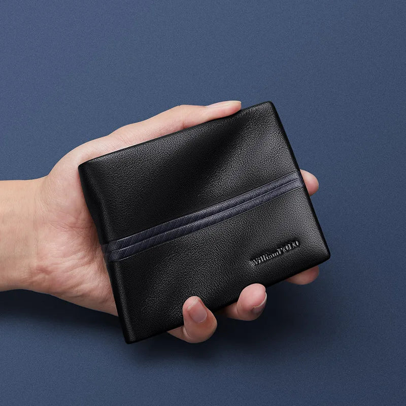 Luxury Men’s Short Leather Wallet