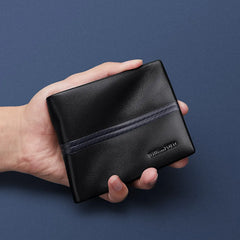 Luxury Men’s Short Leather Wallet by Snagg It Wallet