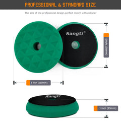 5"/6" Car Polishing Sponge Pad Kit by Snagg A Polishing Pad