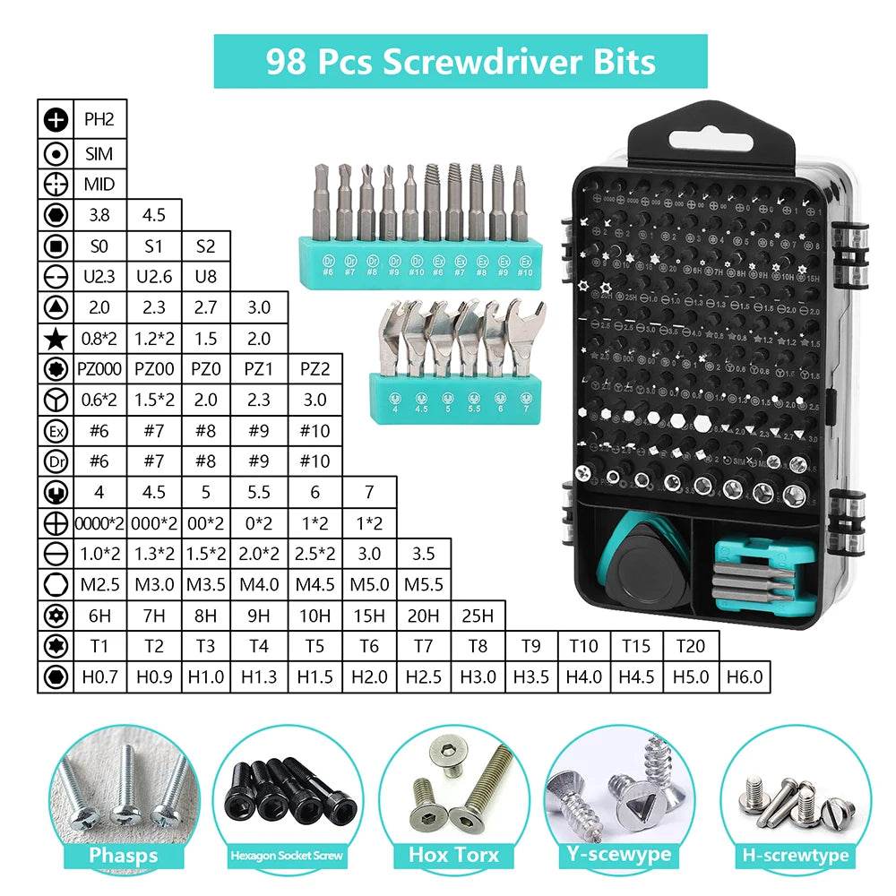 138-in-1 Precision Screwdriver Kit - SnaggIt