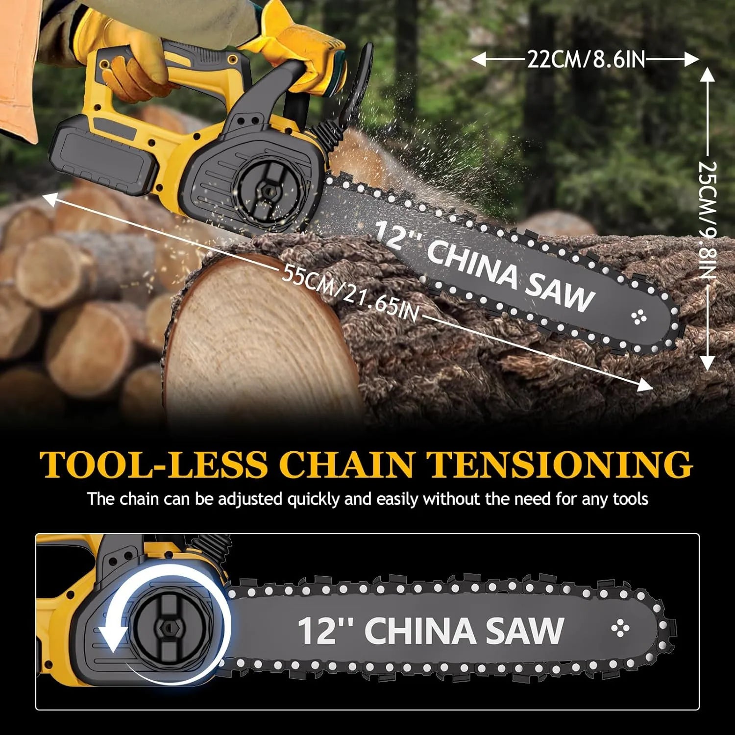 12" Cordless Chainsaw