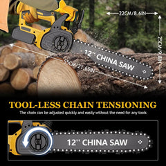 12" Cordless Chainsaw