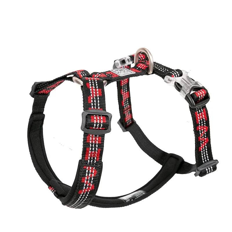 Black Reflective No Pull Dog Harness - SnaggIt