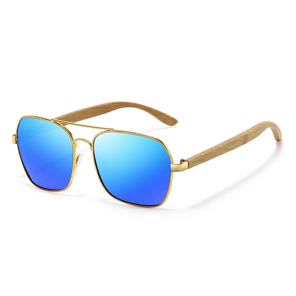 Fashion Retro Metallic Square Sunglasses by Snagg It Sunglasses