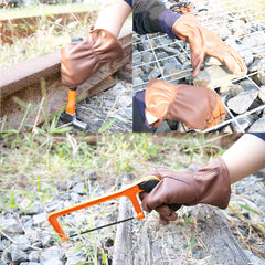 Brown Leather Work Gloves for by Snagg A Gloves