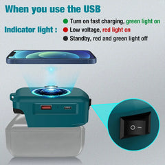 3 in 1 Multi Platform Wireless Charging Hub | 15W Fast Charger & USB/Type-C Power Station