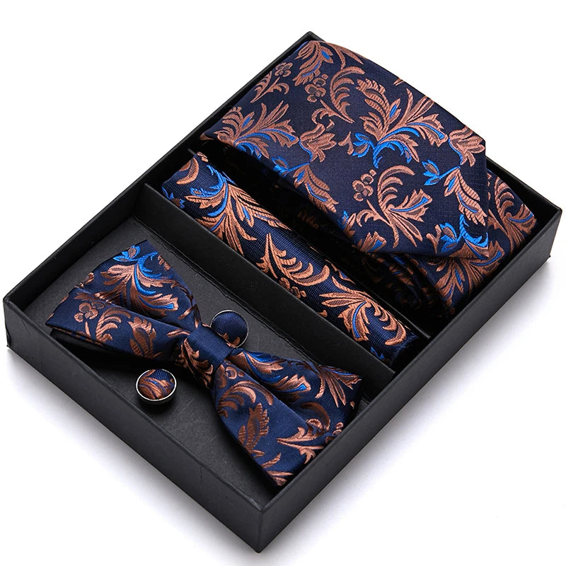Men’s Luxury Tie & Bow Set - Others In Fashion