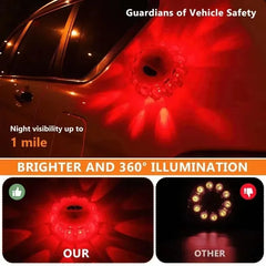 USB Rechargeable Flashing Road Flare Strobe Light by Snagg A Warning Light