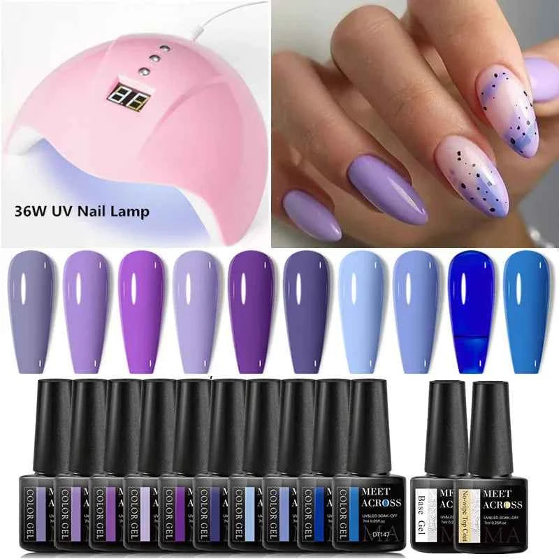 Professional 13 Piece Gel Artistry Collection – Complete 7ml High Pigment Set with UV/LED Performance