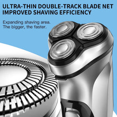 Blackstone 3D Independent Floating Electric Rotary Shaver – High Performance Type-C USB Rechargeable Shaving System
