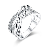 925 Sterling Silver Vintage Moissanite Ring by Snagg A Ring