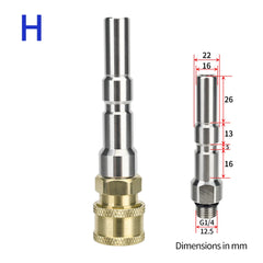 Pressure Washer Bayonet Fitting for Spray Gun & Lance by Snagg A Fitter
