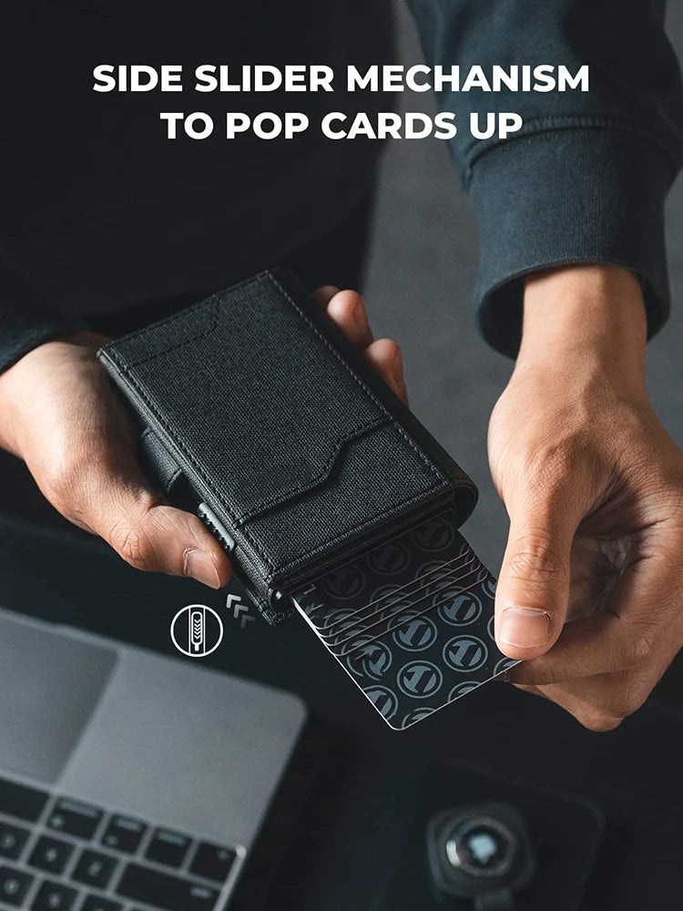 Pop-Up Card Wallet with RFID Blocking