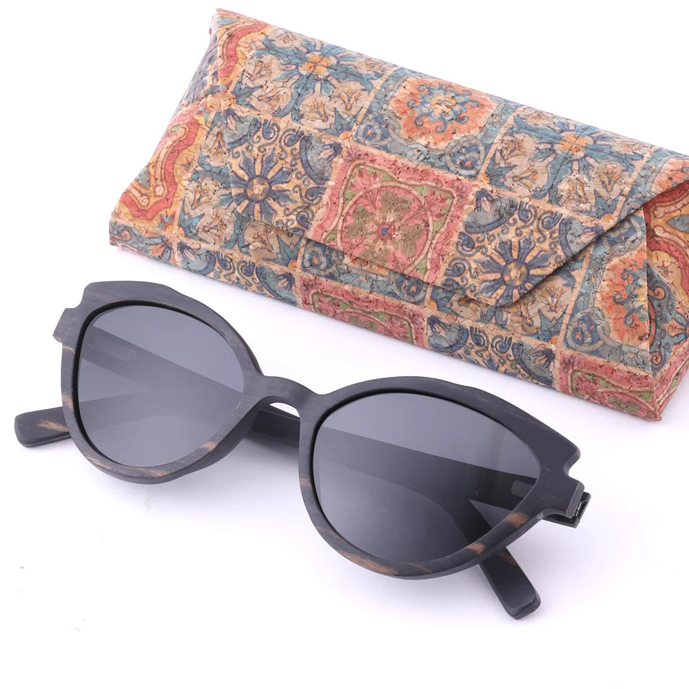 Cat Eye Wood Sunglasses