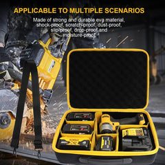 Portable Power Tool Battery Storage Case For DEWALT Batteries