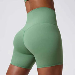 Women's High Waist Push-Up Gym Shorts | Super Soft Fabric Yoga Cycling Workout Sports Leggings