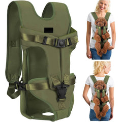 Adjustable Front & Backpack Dog Bag - SnaggIt