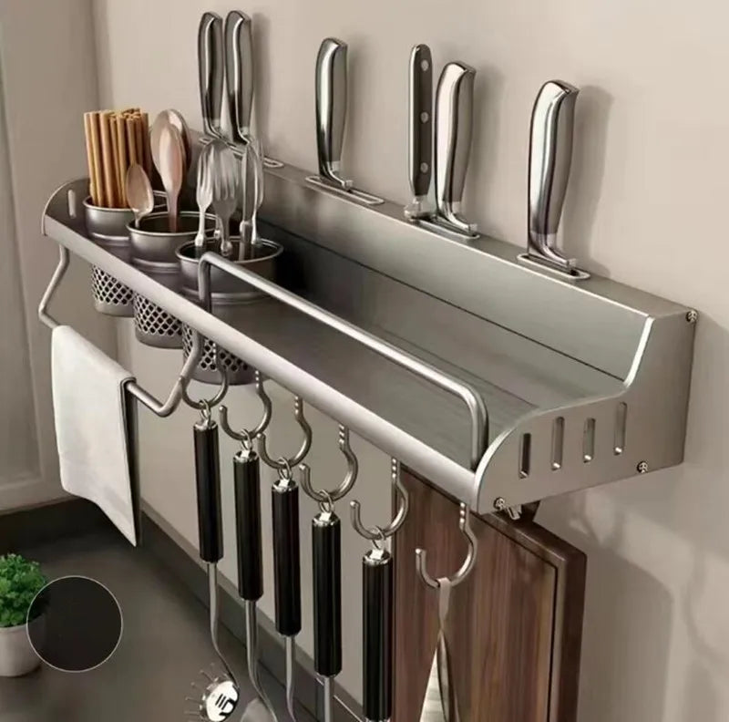 50cm Wall-Mounted Kitchen Storage Rack by Snagg A Rack