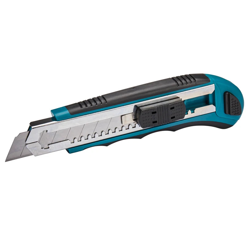 Makita Slide Lock Snap Off Utility Knife 18mm – Heavy Duty Retractable - D-65713