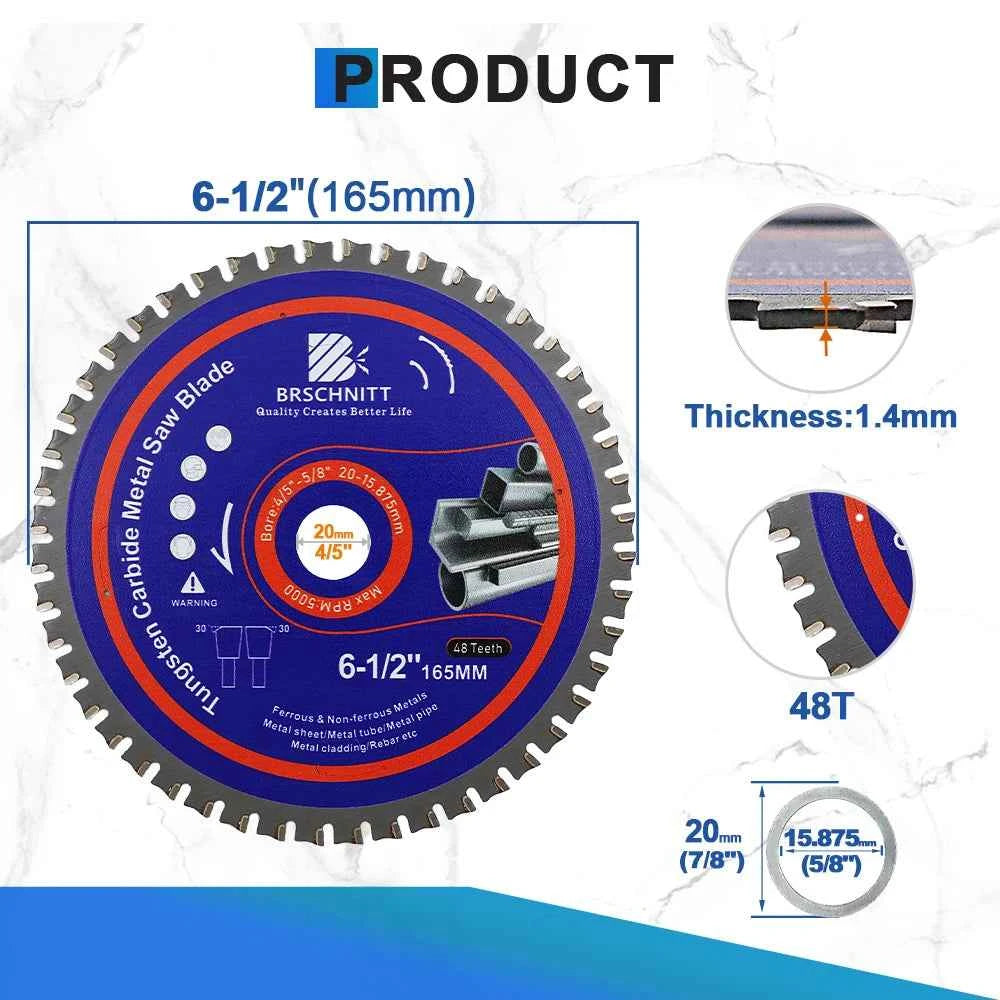 Professional Alloy Iron Cutting Disc | 165mm–355mm Carbide-Tipped Circular Saw Blade for Steel & Rebar