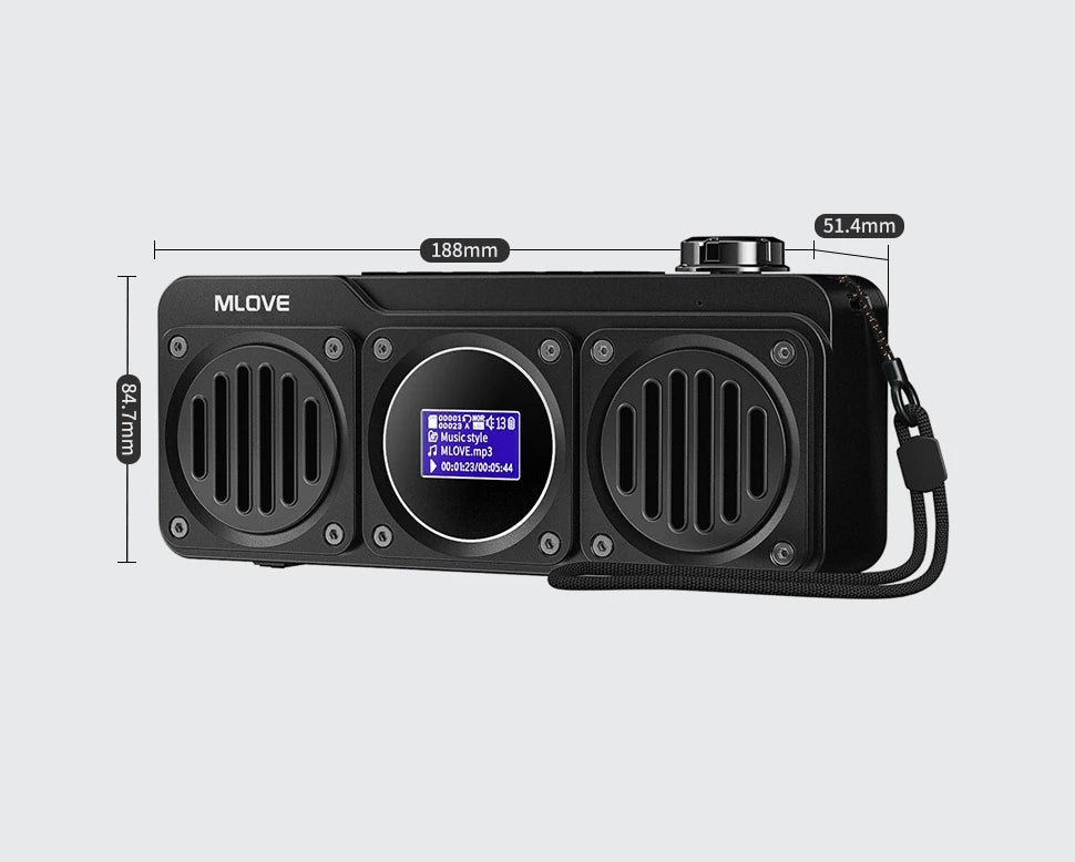 Portable Bluetooth Speaker with FM Radio by Snagg A Portable Speaker